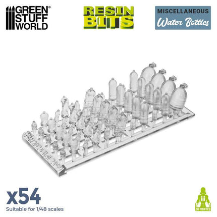 3D Print - Modern - Clear Water Bottles