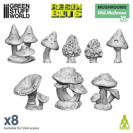 3D print sets Wild Mushrooms XL