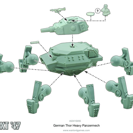 Konflikt '47 Axis Thor Heavy Panzermech