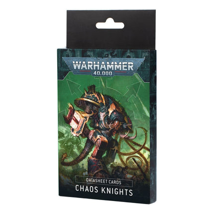 40K Chaos Knights Datasheet Cards