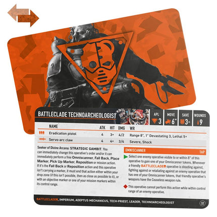 Kill Team Datacards Battleclade