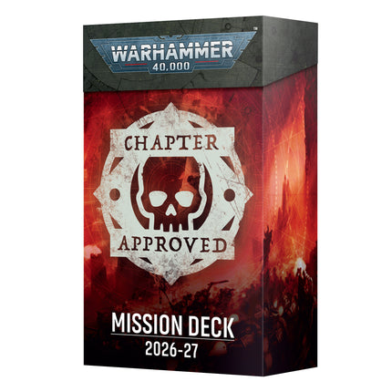 40K Chapter Approved 2026 - Mission Deck