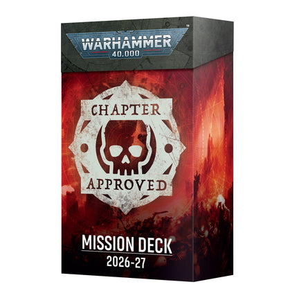 40K Chapter Approved 2026 - Mission Deck