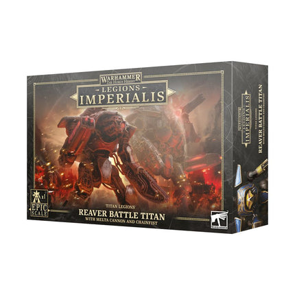 Legions Imperialis: Reaver battle titan with melta cannon and chainfist