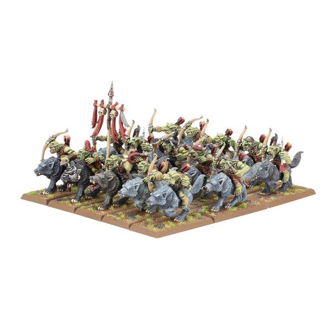Orc & Goblin tribes: Goblin Wolf Rider Mob