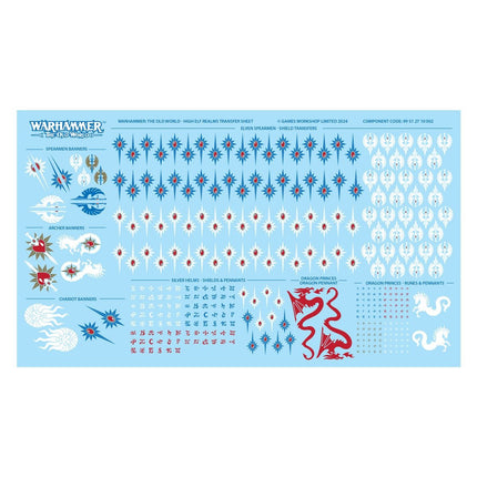 High Elf Realms Silver Helms