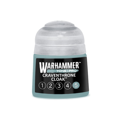 Warhammer Colour Tone Pro Craventhrone Cloak 5 verf in 512ml, donkerblauwe verf voor miniaturen en modellen.