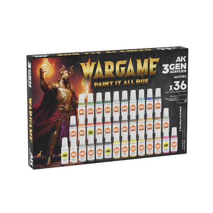 3GEN – Wargame Paint It All Box 36pc