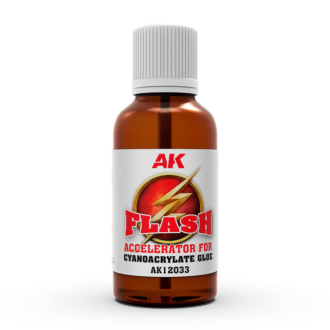 AK Flash 30ML – Accelerator For Cyanoacrylate Glue