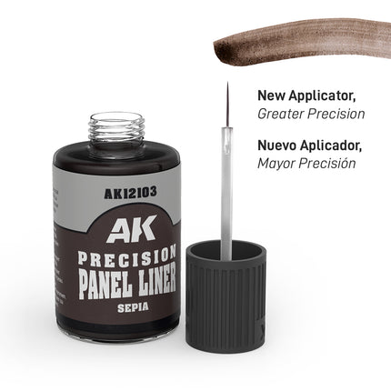 Sepia Precision Panel Liner 30ml
