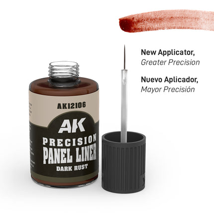 Dark Rust Precision Panel Liner 30ml