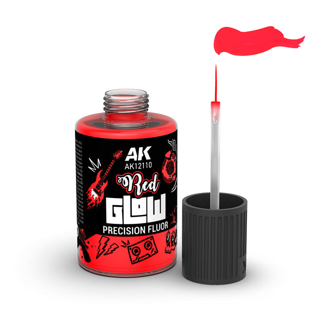 AK Red Glow Precision Fluor 30ML