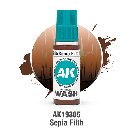AK Sepia Filth Wash 18ml