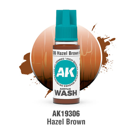 AK Hazel Brown Wash 18ml