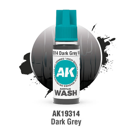 AK Dark Grey Wash 18ml