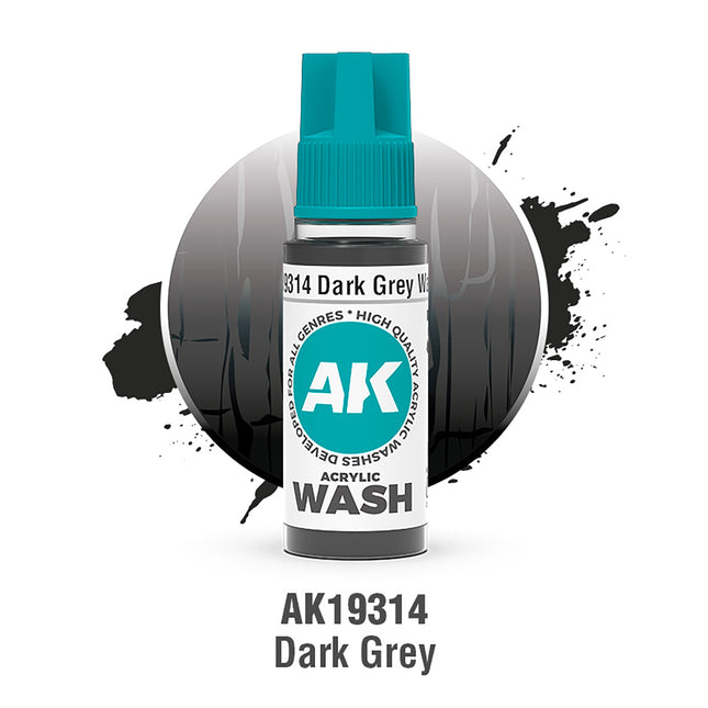 AK Dark Grey Wash 18ml