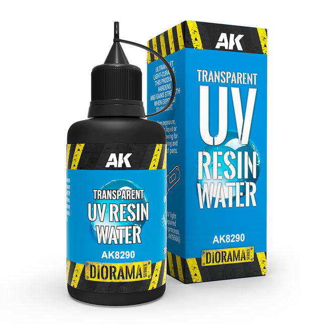 AK Diorama Transparent UV Resin Water