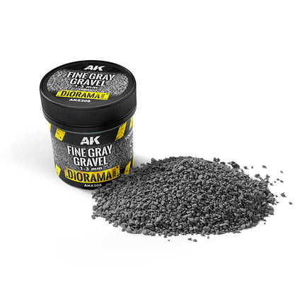 AK Fine Gray Gravel 1-3 Mm 100ml
