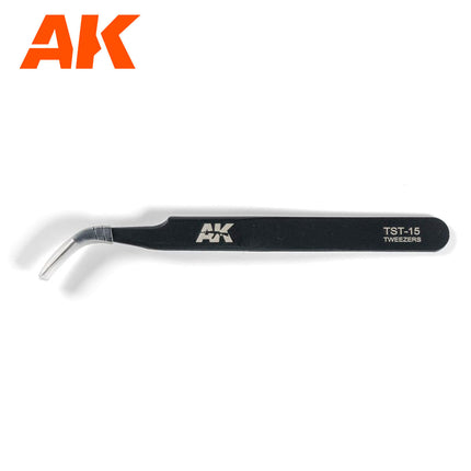 AK Interactive Precise Curved Tweezers
