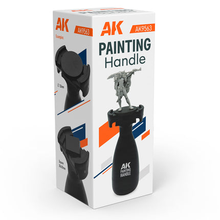 AK Interactive schildergreep voor precisie en comfort bij modelleren, geschikt voor verschillende verf- en modelbouwtaken.