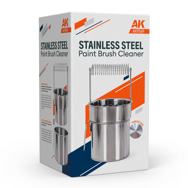AK Stainless Steel Paint Brush Cleaner