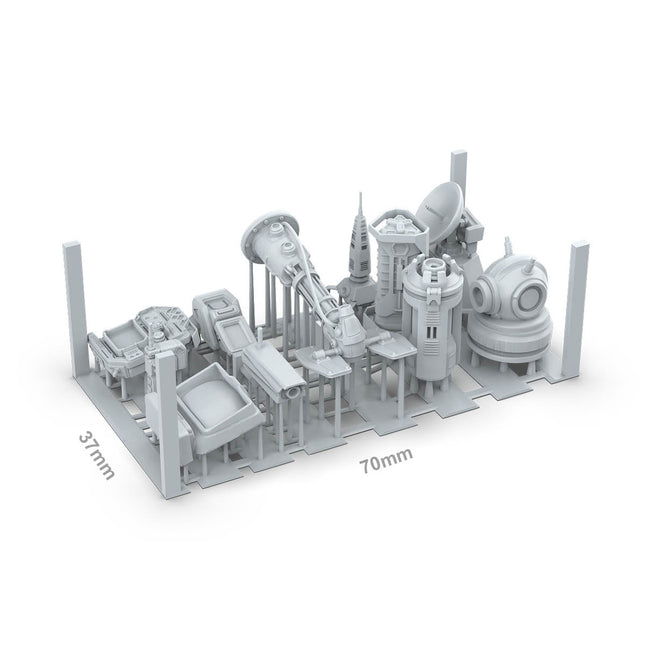 AK Basing Bits Sci-Fi Props