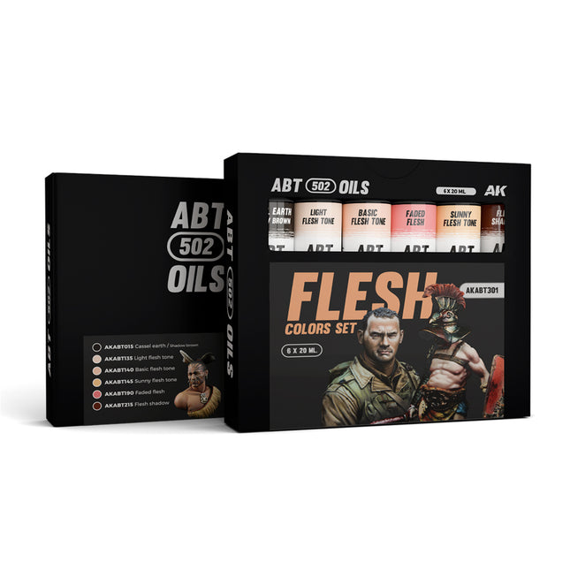 Flesh Colors Set ABT 502 Oils