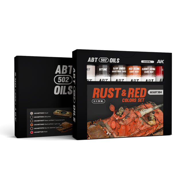 Rust & Red Colors Set ABT 502 Oils