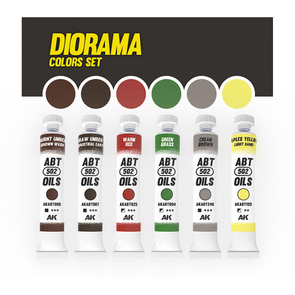 Diorama Colors Set ABT 502 Oils