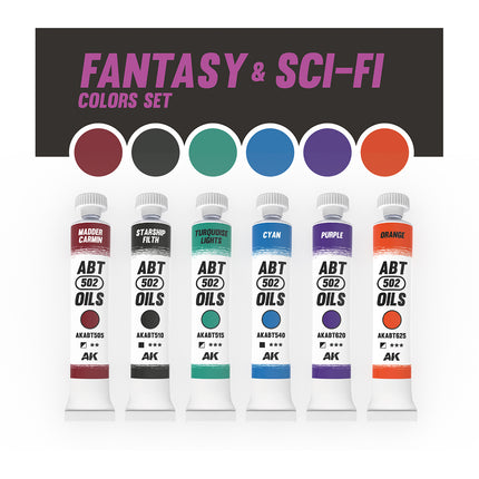 Fantasy & Sci-Fi Colors Set ABT 502 Oils