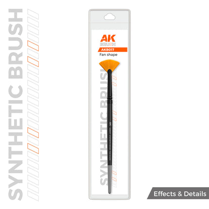AK Fan Shaped Synthetic Brush
