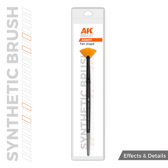 AK Fan Shaped Synthetic Brush