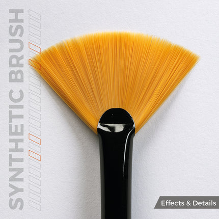 AK Fan Shaped Synthetic Brush