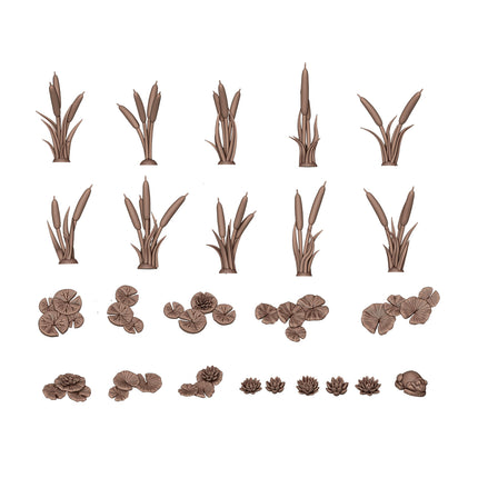 AK Basing Bits Water Lilies & Cattails