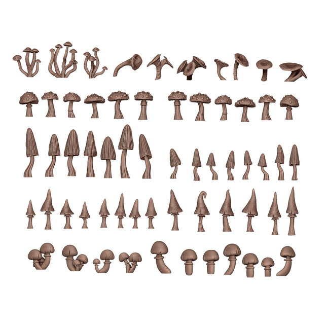 AK Basing Bits Forest Mushrooms