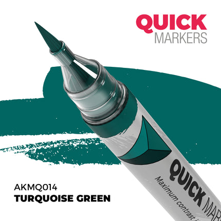 Quick Marker Turquoise Green