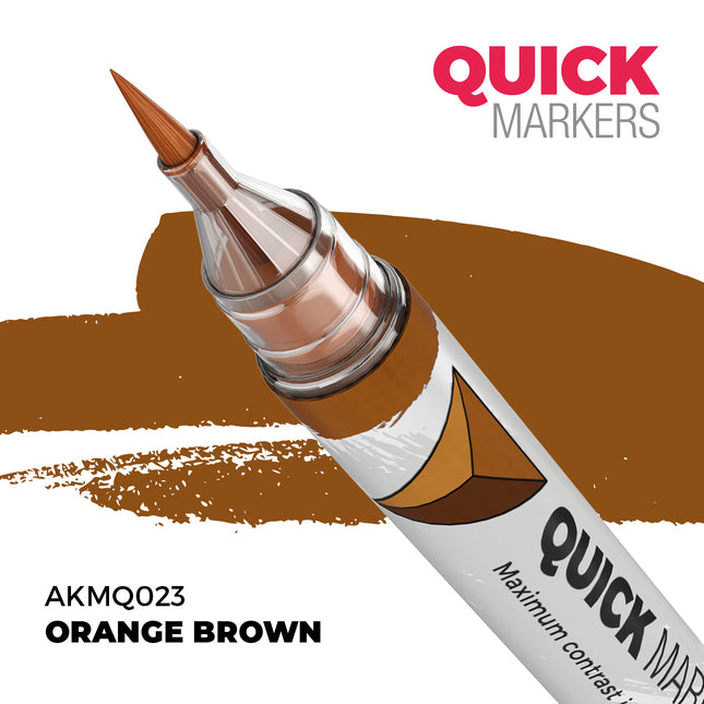 Quick Marker Orange Brown