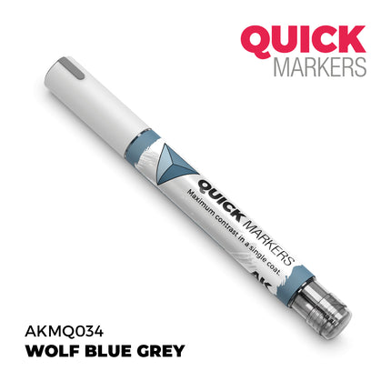 Quick Marker Wolf Blue Grey