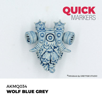 Quick Marker Wolf Blue Grey