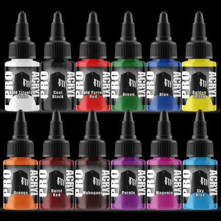 Pro Acryl Base set - 24 colours