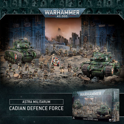 Battleforce Astra Militarum Cadian Defence force