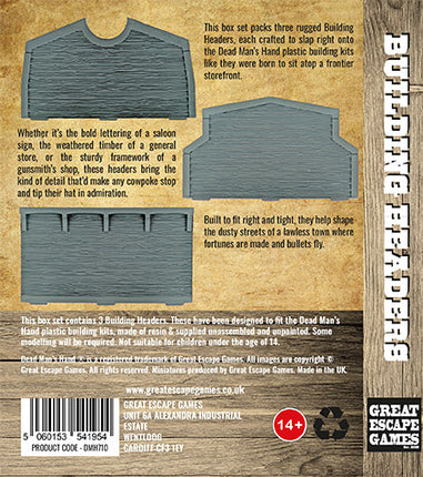 Dead Man's Hand - Building Headers