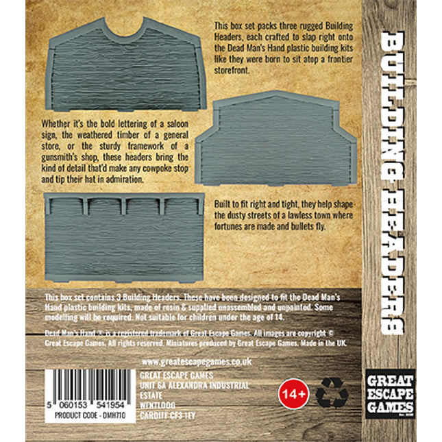 Dead Man's Hand - Building Headers