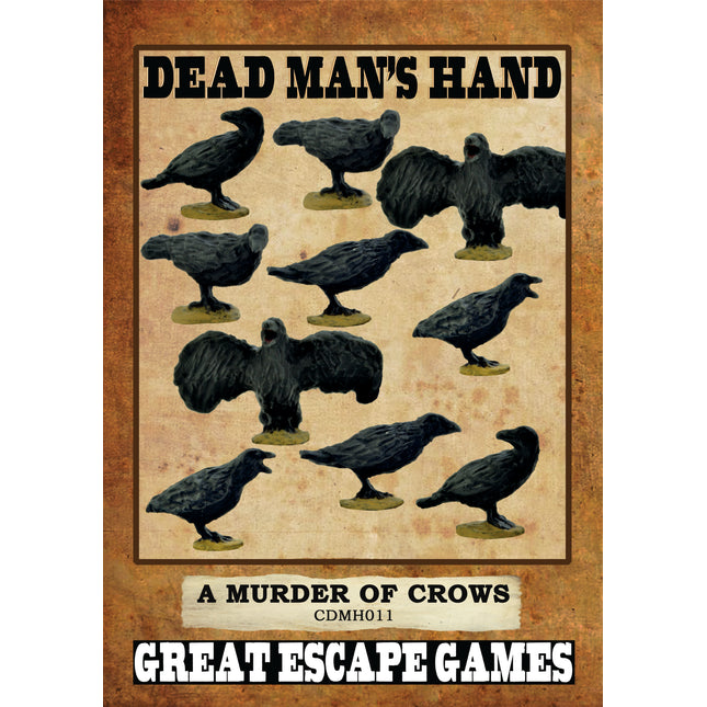 Miniatuurset "A Murder of Crows" van Dead Man's Hand, gedetailleerde miniaturen voor bordspellen en verzamelingen.