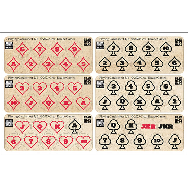 Dead Man's Hand Initiative Token Set