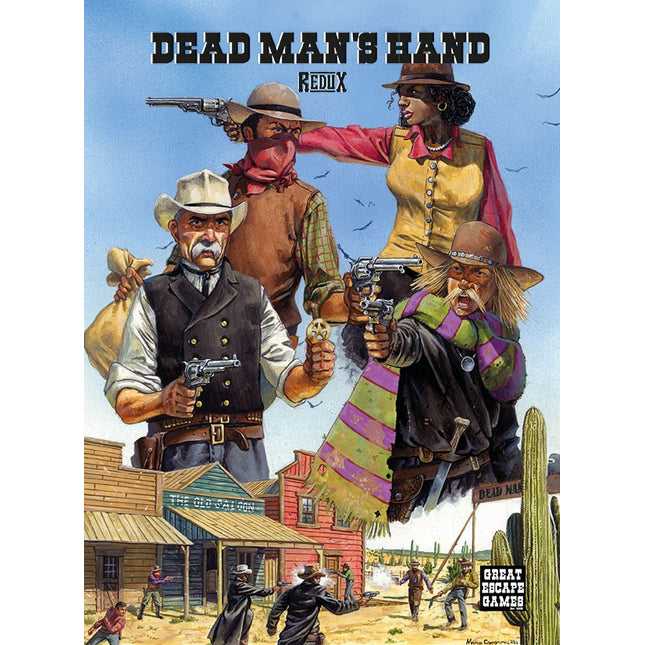 Dead Man's Hand Redux Rulebook (with card deck & markers)