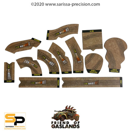 Gaslands Refuelled Templates - Full Colour