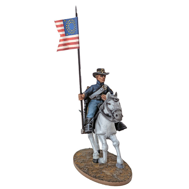 Dead Man Hand's Mounted US Cavalry Guidon Bearer