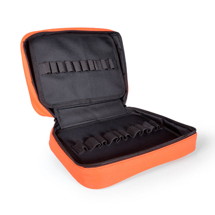 Empty organizer case with space for 40 markers
