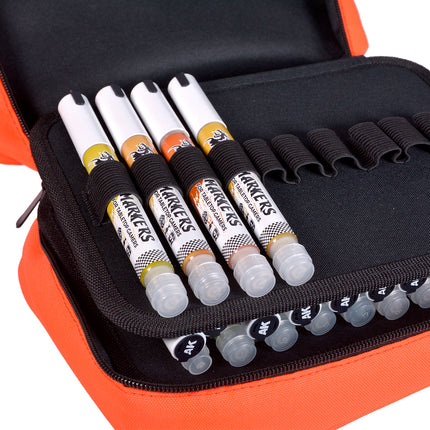 Empty organizer case with space for 40 markers